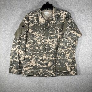 Military Army Combat Uniform Coat Mens Medium Regular Camo ACU Digital Jacket